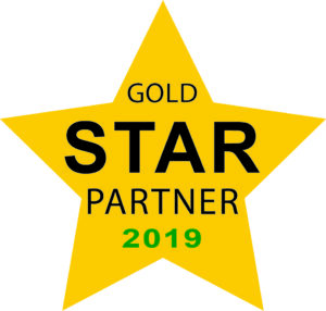 Document Imaging Services COE 2019 Gold Star Partner Badge